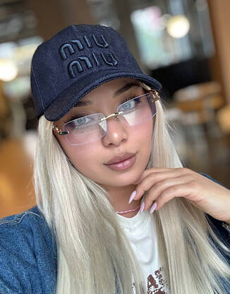 Кепка джинсовая женская Miu