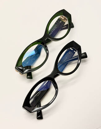 Черные женские имиджевые/компьютерные очки миу