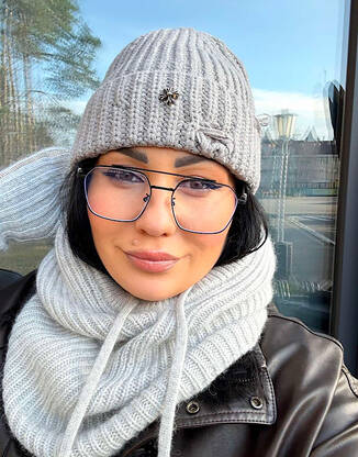 Шапка универсальная в стиле хром хартс